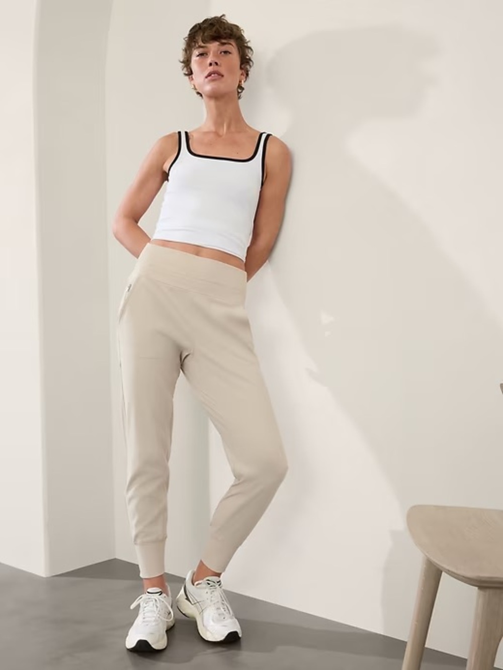 Athleta Venice High Rise Jogger Abalone XL Travel Athleisure Pants